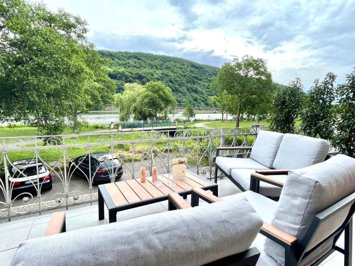 Direct Moselle View 200M² 4 Sz 10Pers Terrace Apartment Sankt Aldegund Bagian luar foto